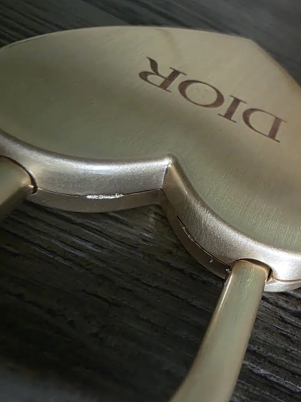 Dior Heart Padlock Key Set in Gold